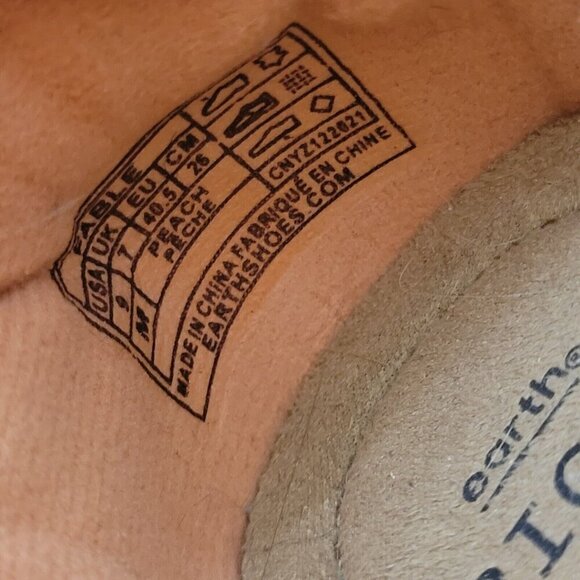 Earth Origins Womens 9 Medium Flex Flat Fable Peach Ballet Flats Shoe - Picture 8 of 9